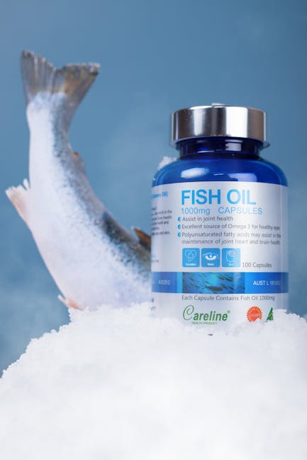 Fish oil supplements for cognitive and joint health
